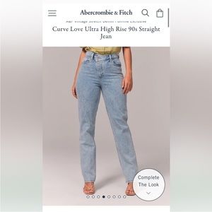 Abercrombie Curve Love Jeans